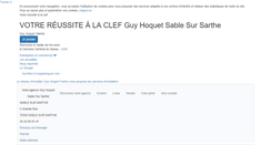 Desktop Screenshot of guyhoquet-immobilier-sable-sur-sarthe.com